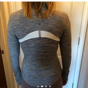 lululemon sport grey zip up great for working out